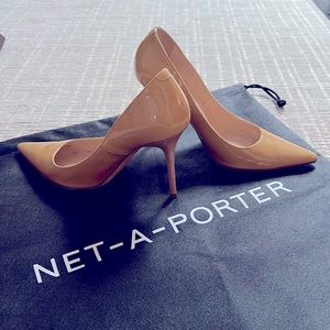 Jimmy Choo Love 100 Patent leather pumps, size 6, gently worn.